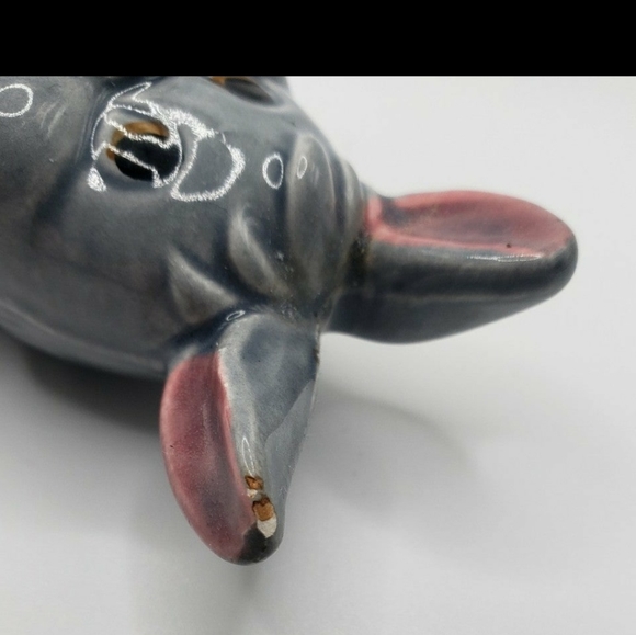 Vintage Ceramic Bunny Rabbit Kitchy Toothpick Holder - Picture 4 of 5